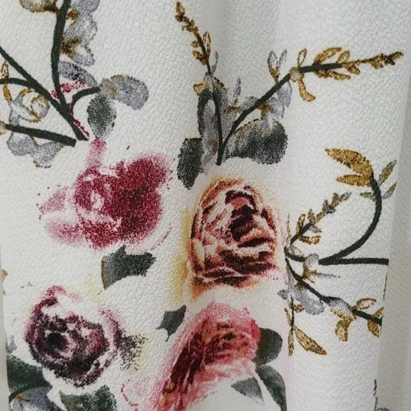 NEW XL Floral Off the Shoulder Maxi Dress - Picture 10 of 15